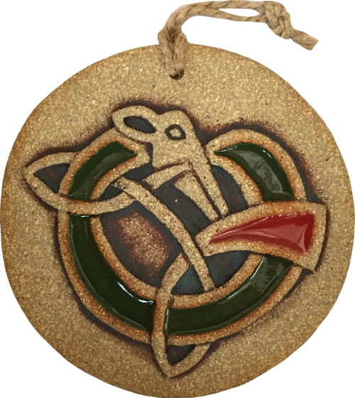 Celtic Dog Round Hanging