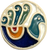 Peacock Brooch