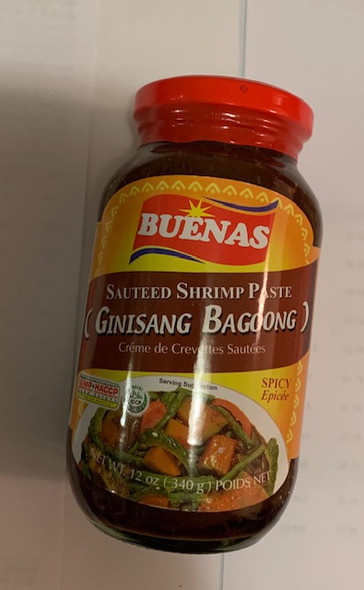 Buenas Sautéed Shrimp Paste (Spicy) 340g