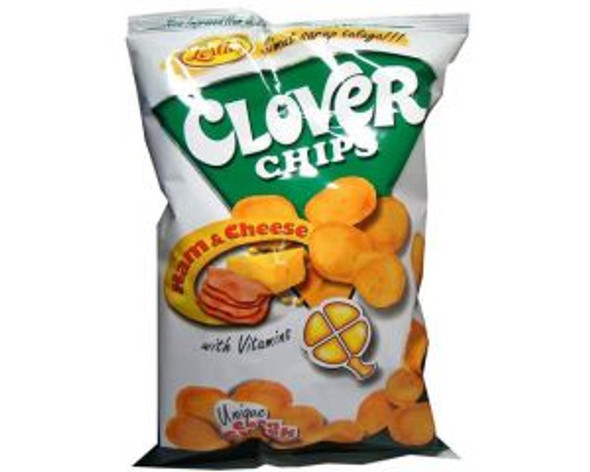 Leslie Clover Ham & Cheese Chips 145g