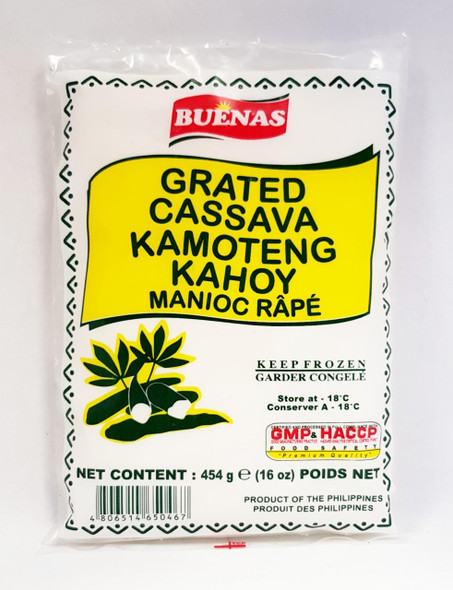 Frozen Buenas Grated  Cassava 454g