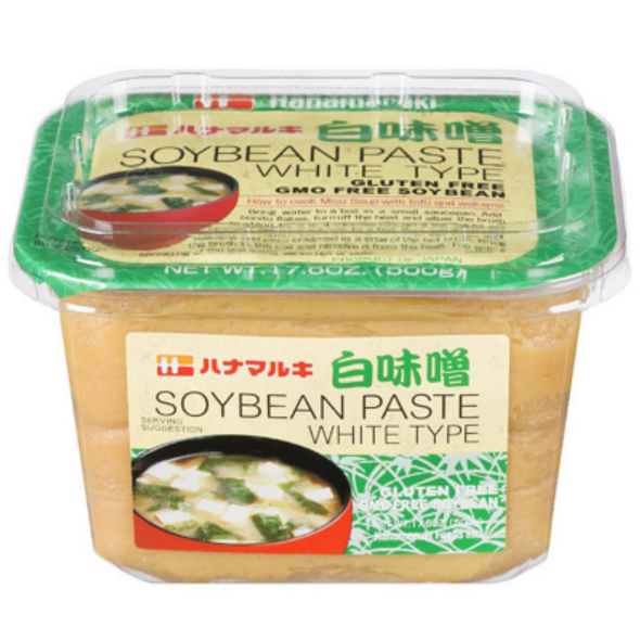 MISO PASTE WHITE HANAMARUKI 500g