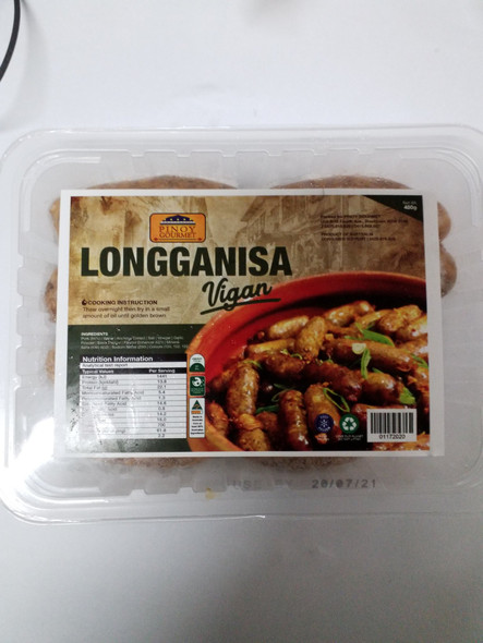 Frozen Longganisa Vigan Pinoy Gourmet 500g