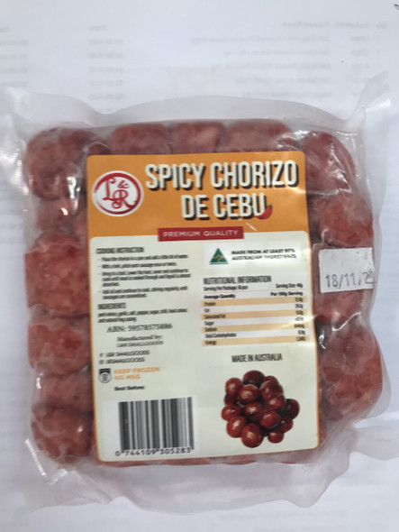 L&R Chorizo De Cebu Spicy