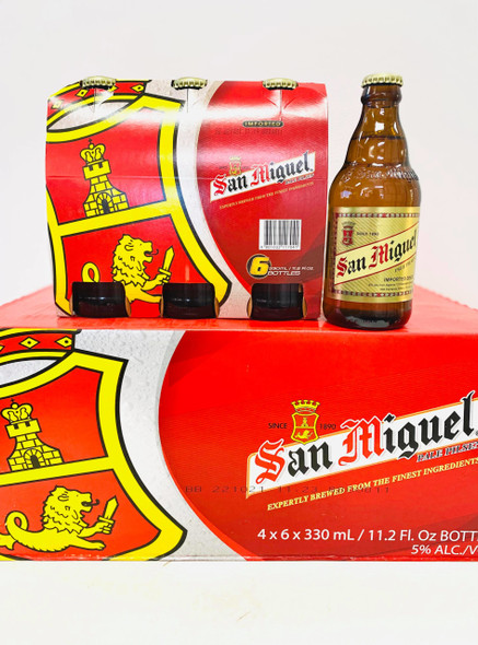 San Miguel Pale Pilsen 330ml  (Carton of 24) 5% Alcohol