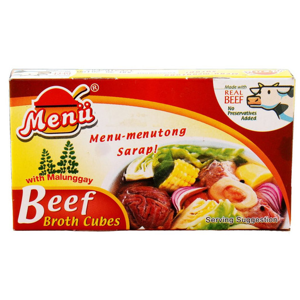 Menu Beef Broth Cubes w/Malunggay 60g