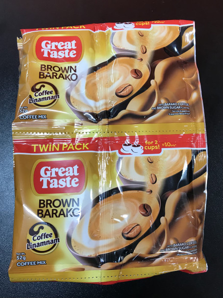 Great Taste Brown Barako Twin Pack (10x 52g)