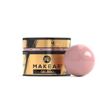 "Makear Gel&Go Caramel GG01 builder gel jar"