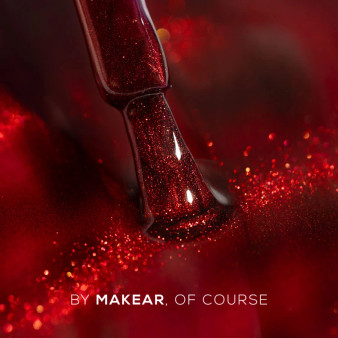 Makear UK Cat Eye Gel Polish C20 Red 8 ml bottle