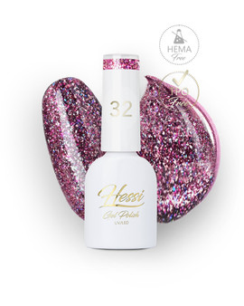 HESSI UK Glitter Gel Polish 32 bottle