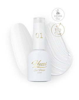HESSI Premium Gel Polish Shade 01 professional nail colour UK