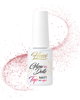 HESSI UK – Top Glow Dots 06 No Wipe Top Coat 5 ml – TPO & HEMA Free