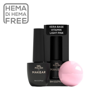 Makear Kera Base Vitamin light pink strengthening base