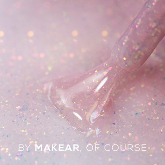 MAKEAR Sparkling Rubber Base SRB04 rubber base with glitter effect