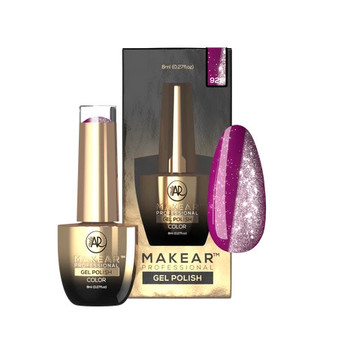 Makear UK 923 Aviation reflective pink gel polish bottle