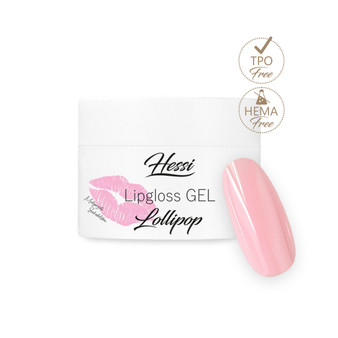 LIPGLOSS LOLLIPOP, self levelling hard gel, Hessi Nails