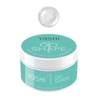 YOSHI GO SHAPE UV LED Gel No1 milky self levelling builder gel 50 ml