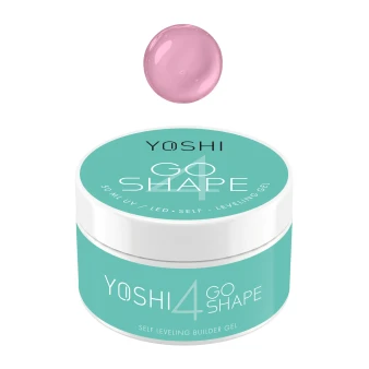 YOSHI GO SHAPE UV LED Gel No4 fresh pink self levelling builder gel 50 ml