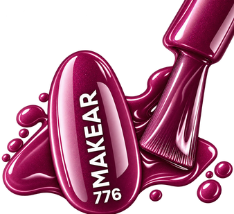 Makear 776 Pink Princess Shimmer Gel Polish 8ml | Nails  UK