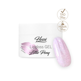 LIPGLOSS LITTLE PONY, self levelling hard gel, Hessi Nails