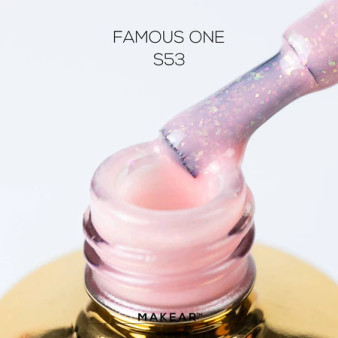 Makear UK Gel Polish S53 – brush with creamy gel polish