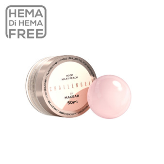 Makear UK Milky Peach HG02 Builder Gel – HEMA-Free & TPO-Free