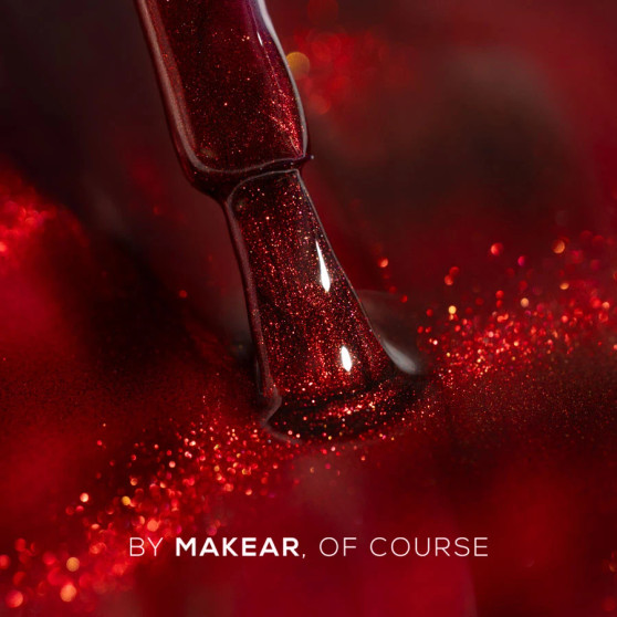 Makear UK Cat Eye Gel Polish C20 Red 8 ml bottle