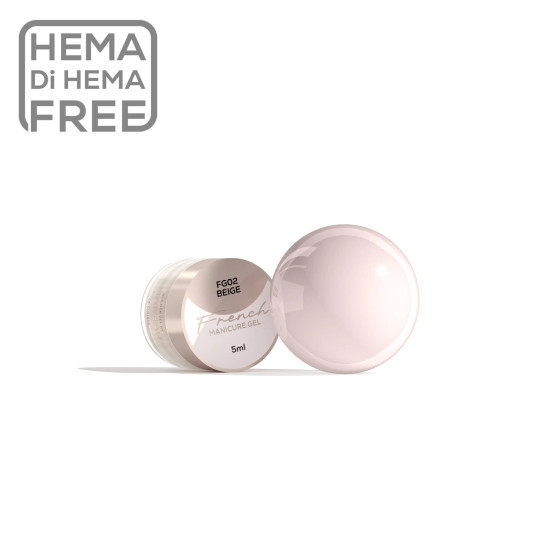 Makear French gel beige FG02 natural nail effect
