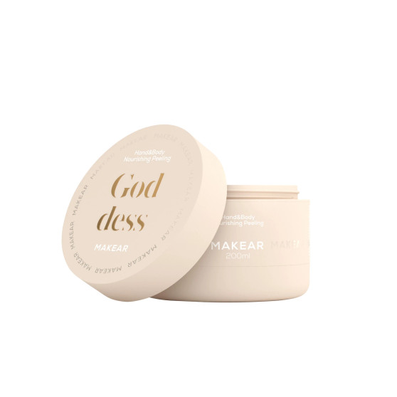 Makear Goddess Hand and Body Scrub 200ml nourishing sugar peeling