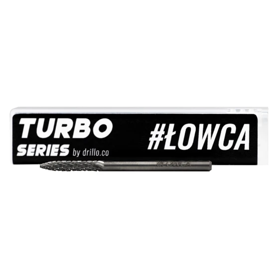 Drillo Lowca Turbo under nail cleaning carbide bit with case