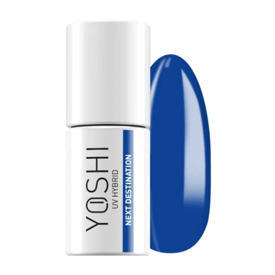 YOSHI Next Destination 288 deep blue gel polish with colour swatch