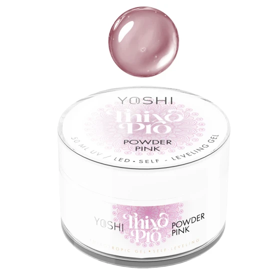 YOSHI Thixo PRO Gel Powder Pink 50 ml with gel drop