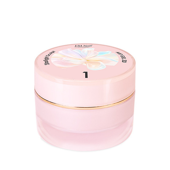 EM Nail Art Gel 3D Starlight Sculpt 1 closed pink jar