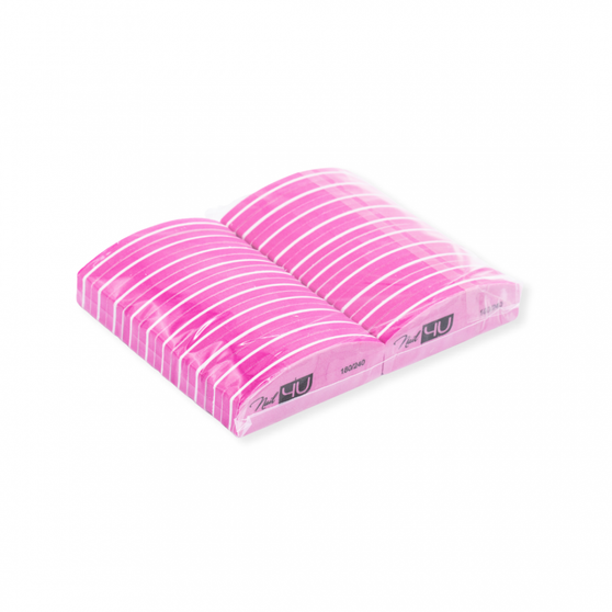 Nail4U Candy Pink Mini Nail Buffers