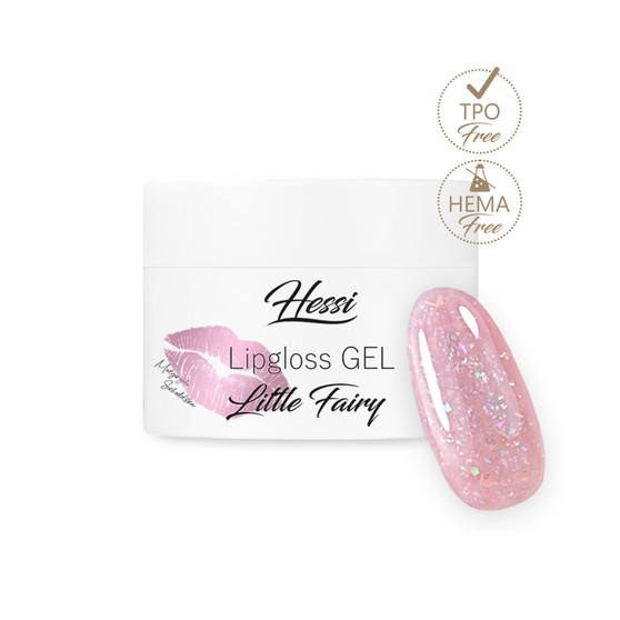 LIPGLOSS LITTLE FAIRY, self levelling hard gel, Hessi Nails
