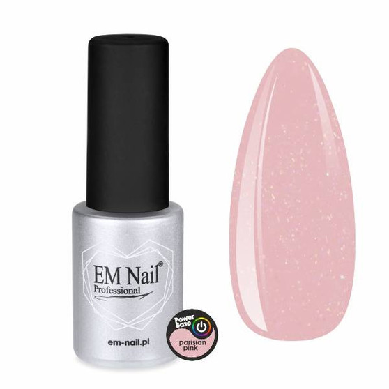 Professional nail base gel application – Parisian Pink
