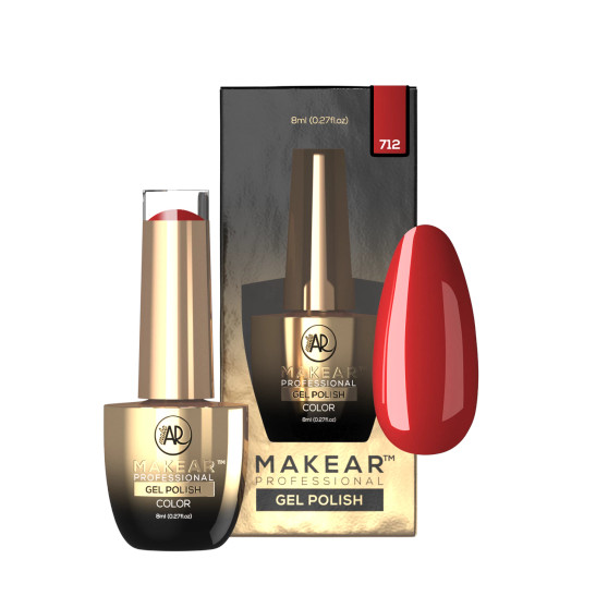 Makear Gel Polish 712 – high pigment hybrid gel polish