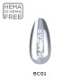 Makear liquid chrome nail powder application