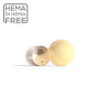 Makear French gel pastel yellow FG06 nail art