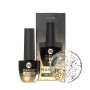 Makear UK top coat with black particles