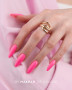 Makear N38 UV LED gel polish pastel neon pink shade