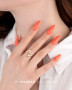 Makear N39 UV LED gel polish pastel neon coral shade
