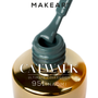 Makear UK 951 Naomi polish on brush showing creamy consistency & coverage