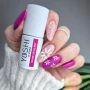 YOSHI Phone On Silent 282 neon pink floral nail design