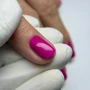 YOSHI Phone On Silent 282 short neon pink nails