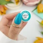 YOSHI Window Seat 287 turquoise blue gel polish with colour swatch