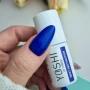 YOSHI Next Destination 288 blue nail close up with bottle