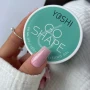 YOSHI GO SHAPE Gel No6 glitter ombre nail with product lid