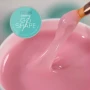YOSHI GO SHAPE Gel No7 open jar powder pink builder gel texture