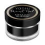 YOSHI Paint Gel Metallic colour swatches with ornament nail art
